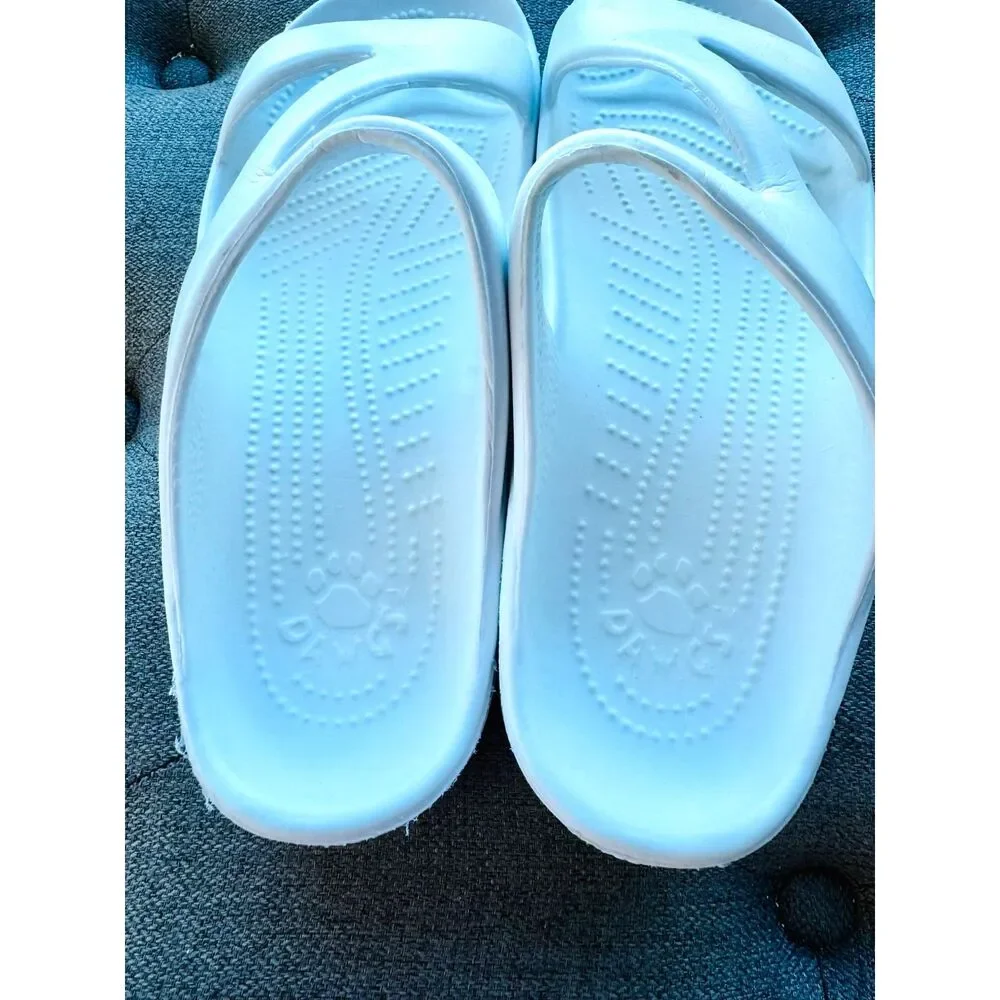 DAWGS Women’s Z Sandals Size 7 - White - Picture 8 of 10